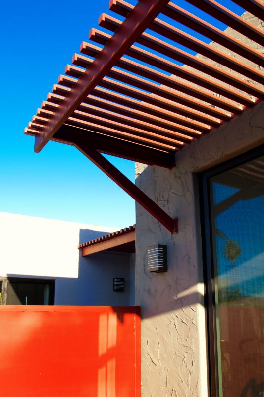 Metal Awning Installation detail